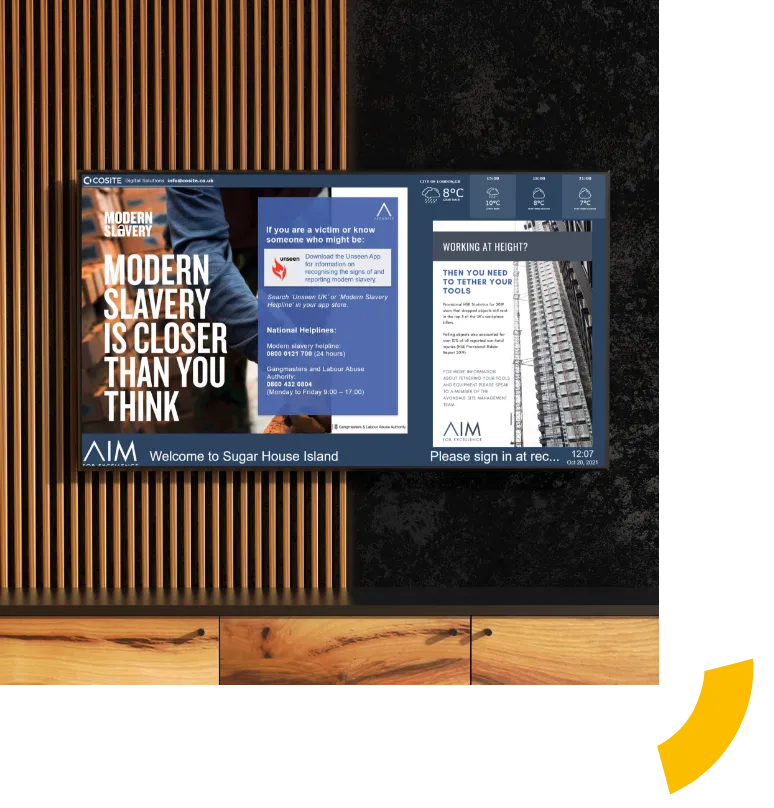 Cosite Digital Signage Systems